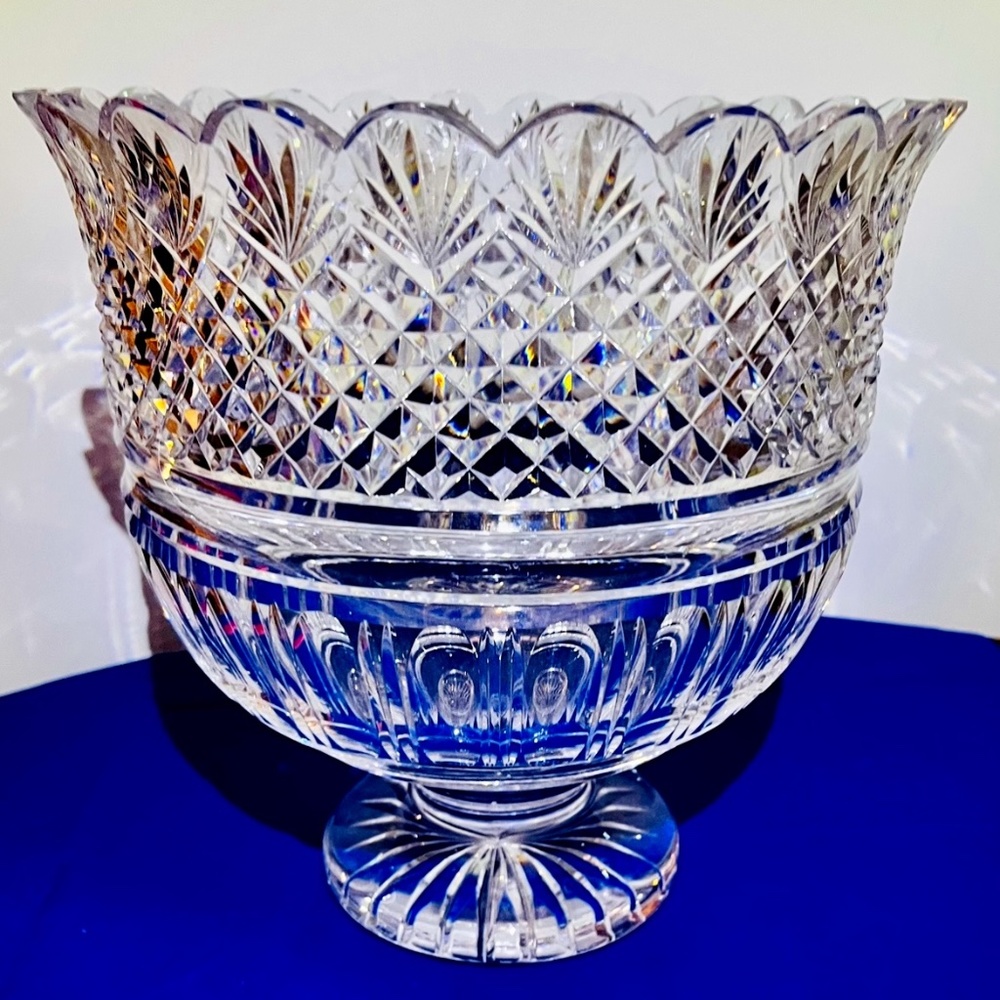 Waterford Crystal Master Cutter 10” Footed Trifle Bowl